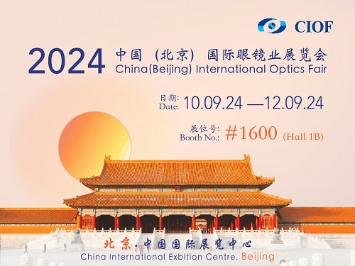 CIOF-2024 Supervision Optimax contact lens manufacturer participated at China International Optics Fair (CIOF) 2024 in Beijing, China