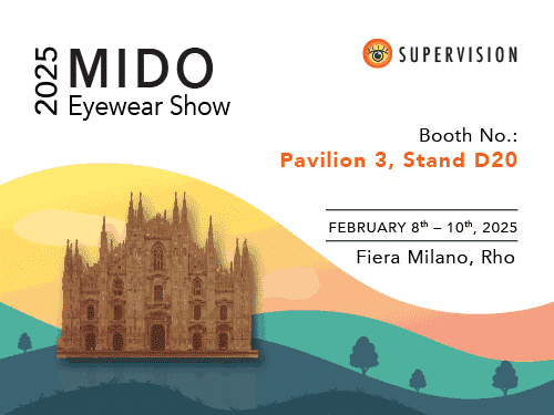 Supervision Optimax contact lens manufacturer participated in the MIDO 2025 in Milan, Italy