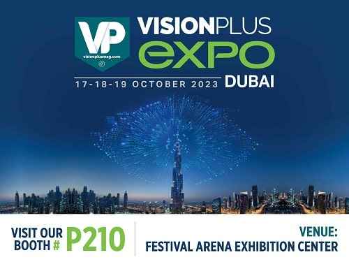 Supervision Optimax contact lens manufacturer participated in the VisionPlus Expo 2023 in Dubai