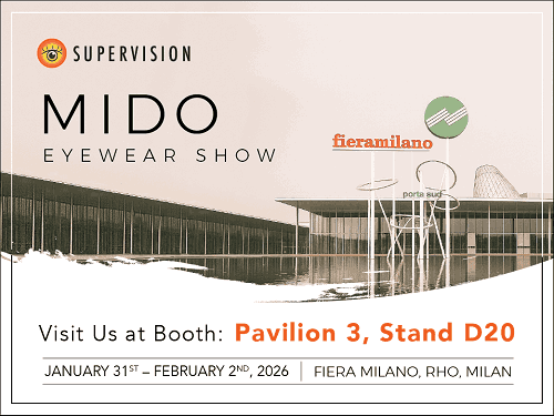 Supervision Optimax contact lens manufacturer participated in the MIDO Eyewear Show 2026 in Milan, Italy